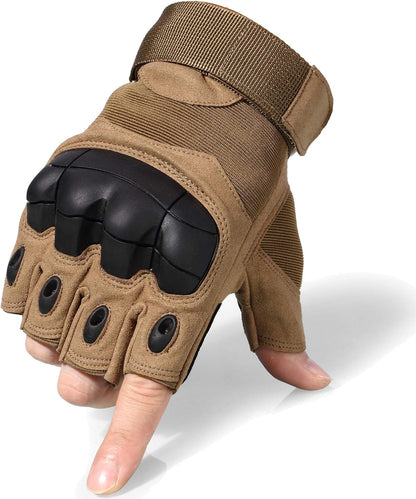 Unisex Tactical Fingerless Gloves, Comfort, Grip & Everyday Performance