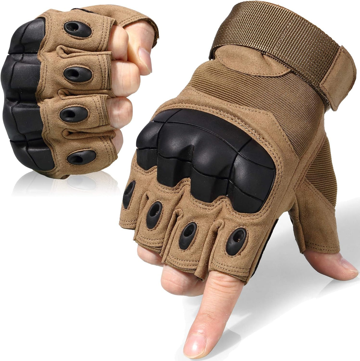 Unisex Tactical Fingerless Gloves, Comfort, Grip & Everyday Performance